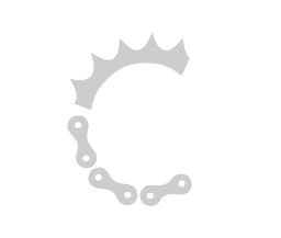 AFAM Rive Chaine Moto AFAM EASY RIV 5 Axes Creux